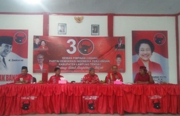 Loekman Minta Komitmen Kader Besarkan PDI-P di Lamteng