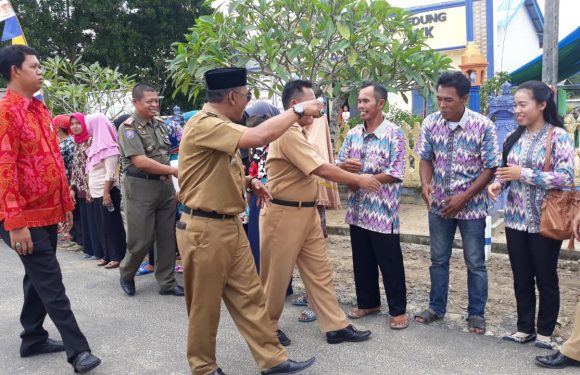 Evaluasi di Restu Buana, Tim BBGRM Lamteng Disambut Meriah