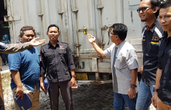 KPU Lamteng Terima 1.215 Kardus Surat Suara Caleg DPRD Provinsi Lampung