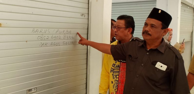Sidak di Pasar Rakayat Bandarjaya, Dewan Temukan Kejanggalan