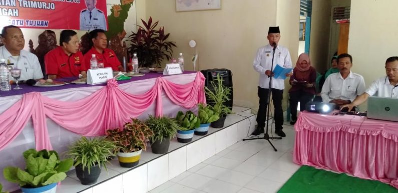 Tim Evaluasi BBGRM Lamteng Sambangi Kampung Liman Benawi