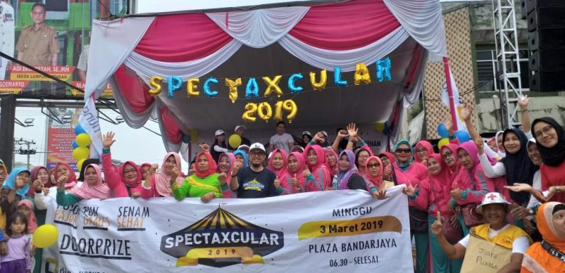 Ratusan Warga Ikuti Semarak Spectaxcular 2019 KP2KP Bandarjaya