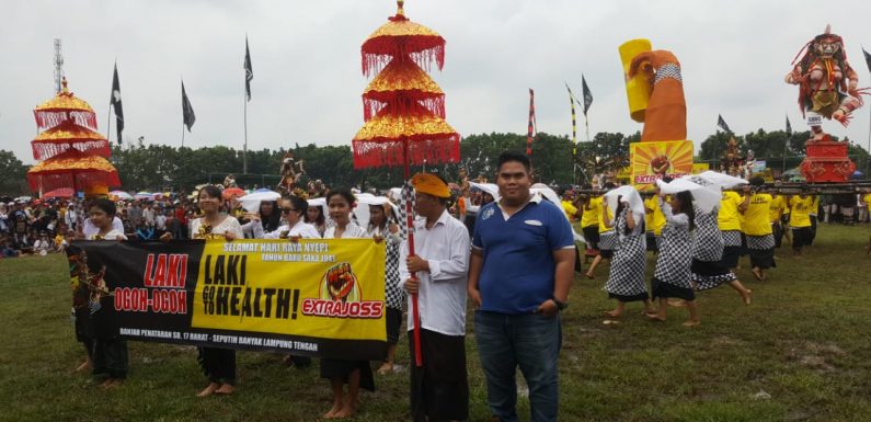 Ribuan Warga Meriahkan Parade Ogoh-Ogoh EXTRA JOSS di Seputihraman