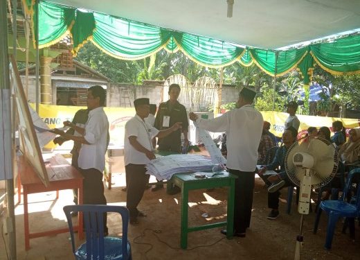 Pemilu di TPS 6 Kampung Sidomulyo Berlangsung Aman dan Tertib