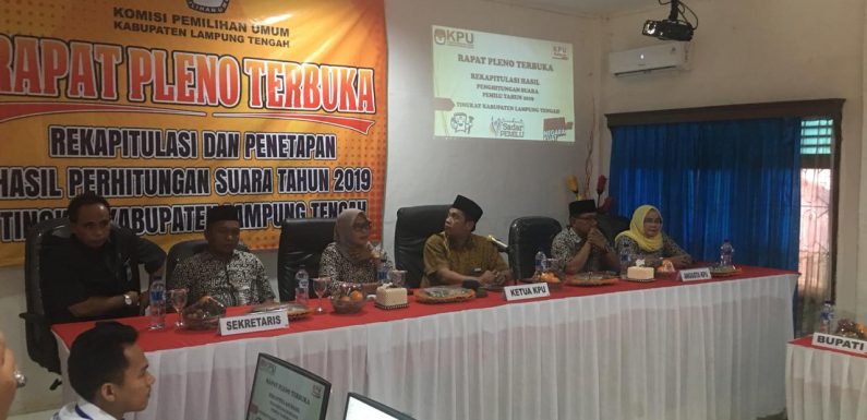 KPU Lamteng Gelar Pleno Terbuka
