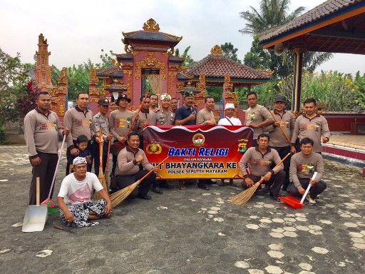 HUT Bhayangkara Ke 73, Polsek Seputihmataram adakan Giat Religi