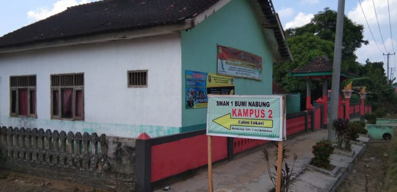 SMAN 1 Buminabung Buka Cabang di Kampung Srikencono