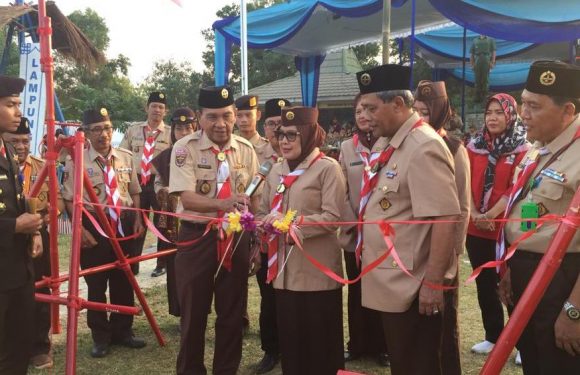 Kwarcab Pramuka Lamteng Gelar Perkemahan Rover Scout Competition