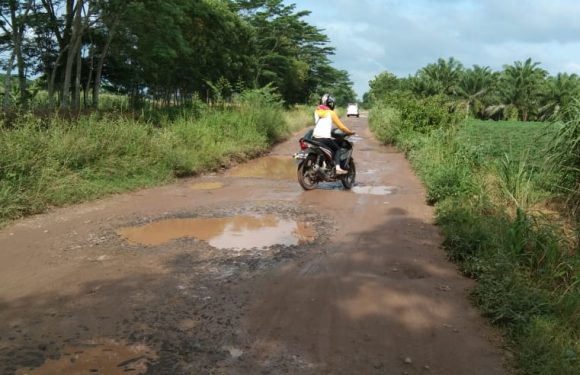 Jalan Menuju Purnamatunggal Rusak, 10 Tahun Tanpa Perbaikan