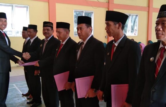 Tujuh Pj Kakam di Seputihagung Sertijab
