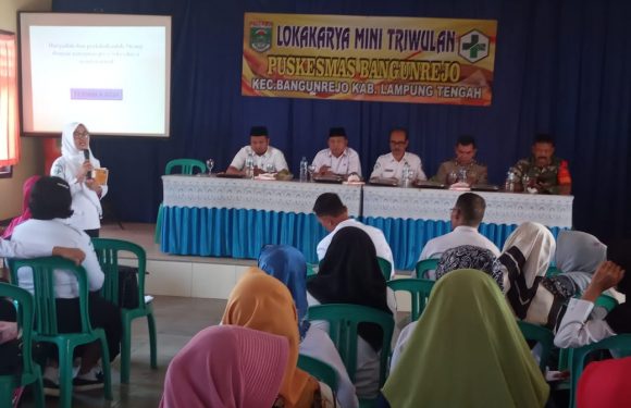 UPT Puskesmas Bangunrejo Gelar Lokmin Lintas Sektoral