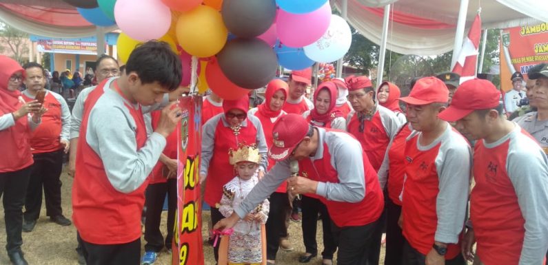 Bupati Lamteng Buka Jambore Perempuan dan Anak di Trimurjo