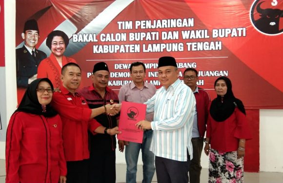 Anggota Dewan PKS Daftar Bacalon Wabup di PDI Perjuangan Lamteng