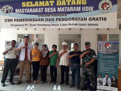 PT. SPM 2 Bandar Mataram Gelar Baksos Pengobatan Gratis