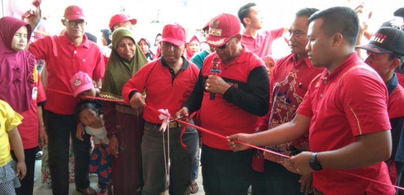 Bupati Loekman Resmikan Pasar Kuliner Tugu Putih, Minta Pedagang Jaga Kebersihan