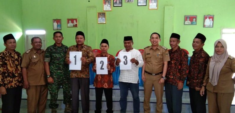 Calon Kakam Sri Kencono Ambil Nomor Urut