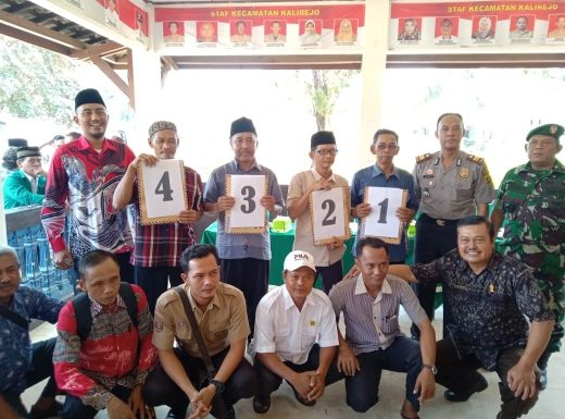 Kecamatan Kalirejo Nomor Urut Calon Kakam Diundi Serentak