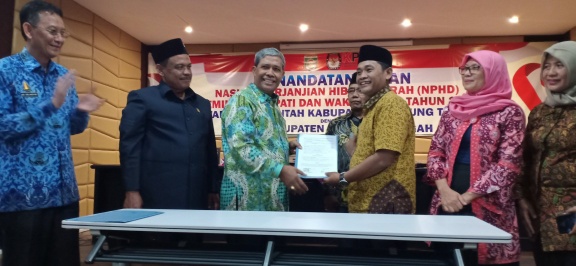 KPU Lampung Tengah Terima Hibah 48,75 M Untuk Pilbup 2020