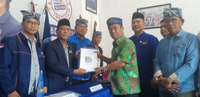 Miswan Rody, Bakal Calon Pertama Kembalikan Berkas Penjaringan di Tiga Parpol