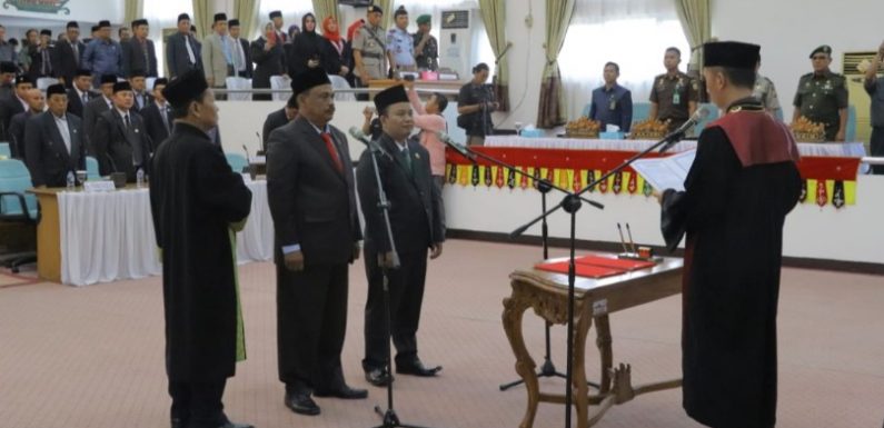 Sumarsono Ketua DPRD Lamteng, Ini Harapan Bupati Loekman