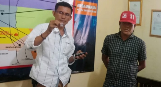 Berantas Narkoba, Polsek Terusannunyai Kembali Tangkap Dua Pengguna Sabu