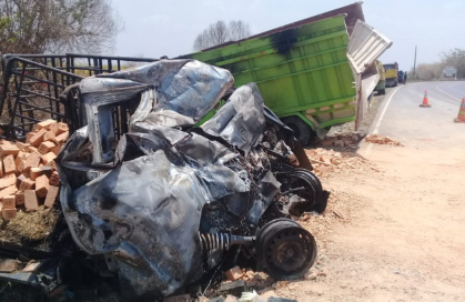 13 Korban Kecelakaan di Lintas Timur Bandarmataram, Enam Diantaranya Meninggal Dunia