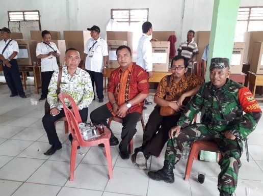 Camat Bandarmataram Pantau Pilkakam Sumberrejeki Mataram