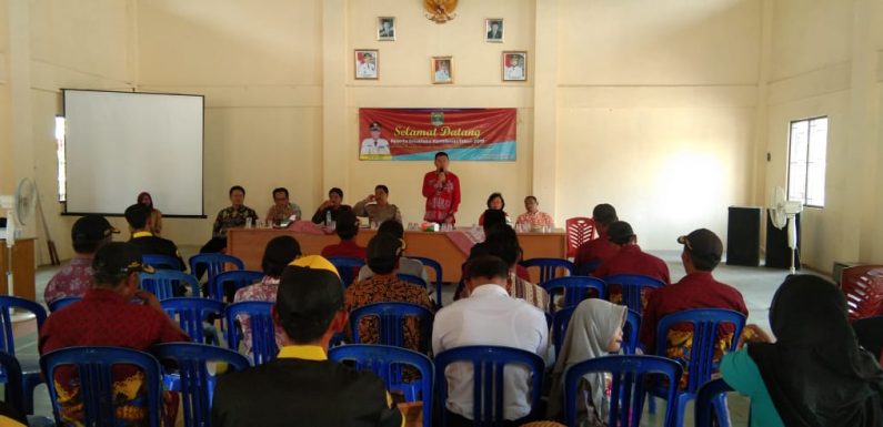 Kesbangpol Lamteng Sosialisasi Kamtib di Waypengubuan