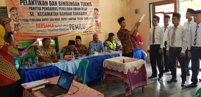 Panitia PKD se-Kecamatan Bandarsurabaya Dilantik