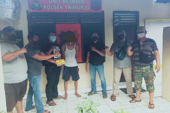Simpan Sabu, Residivis Narkoba Dimankan Polsek Trimurjo