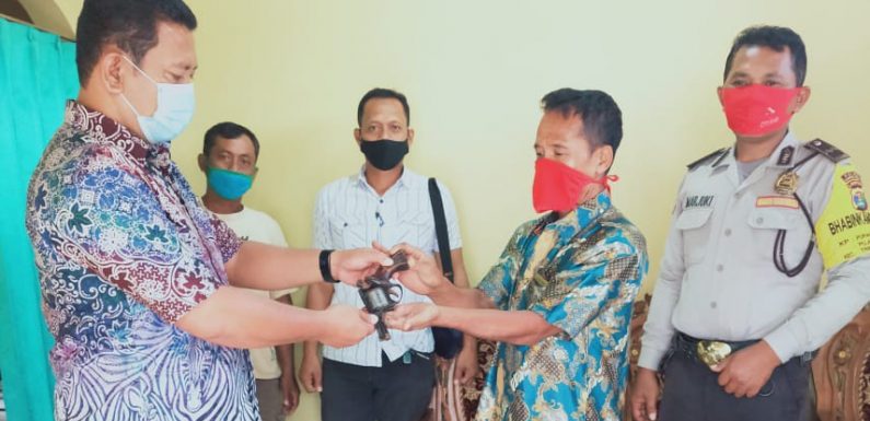 Ops Sikat Krakatau, Polsek Trimurjo Terima Senpi Rakitan Jenis Revolver dari Warga