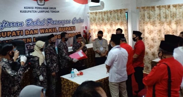 Di Usung PDI Perjuangan dan Gerindra, Loekman-Ilyas Resmi Daftar ke KPU