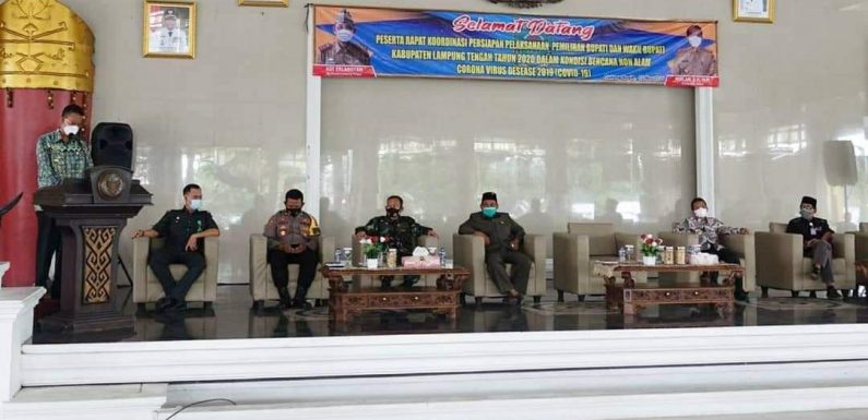Rapat Persiapan Pilkada, Begini Arahan Pjs. Bupati Lamteng