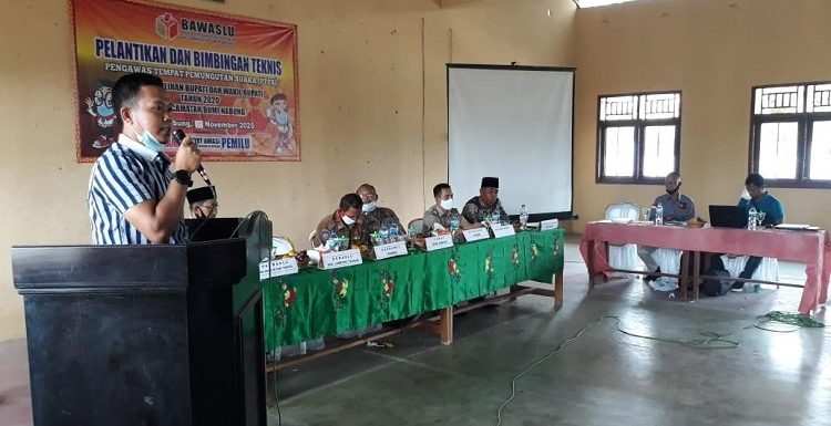 Panwascam Buminabung Lantik 66 PTPS