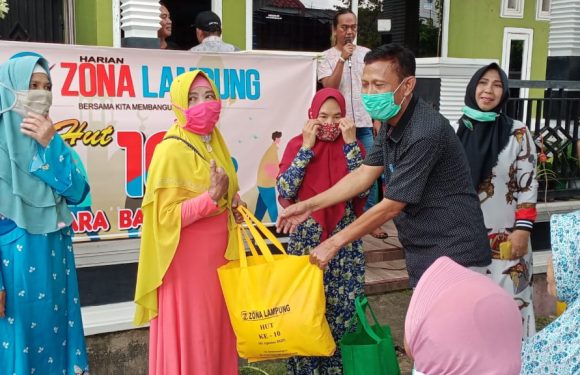 Peringati Hari Jadi ke-10 Tahun, Zona Lampung Gelar Baksos