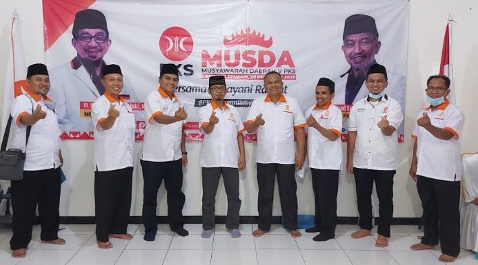 Edi Pramono Ketua, M. Ghofur Sekretaris, Ini Pengurus PKS Lamteng Periode 2020-2025