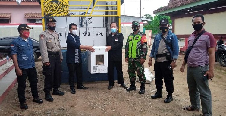 Logistik Pilkada Lamteng Tiba di Kecamatan Trimurjo