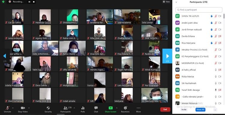 Pandemi Covid-19, Proses Daring SMK Ma’arif 5 Berjalan Lancar