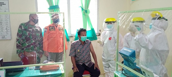 Menjadi Peserta Pertama, Kapuskes Punggur Yakin Vaksinasi Jalan Terbaik