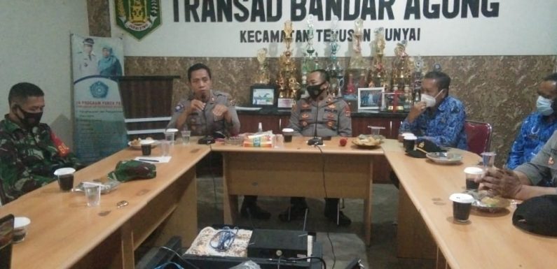Polres Lamteng Launching Bandaragung Jadi Kampung Tangguh Nusantara