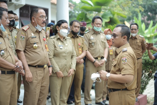 Wabup Lamteng Ardito Wijaya Kembali Lakukan Sidak di Lingkup Dinas