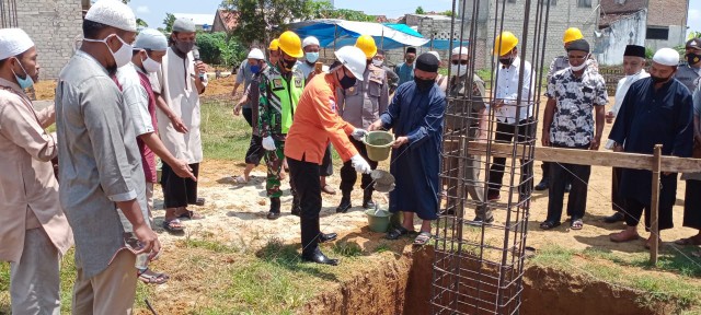 Sempat Ditolak karena Miskomunikasi, Pembangunan Masjid Ponpes di Nunggalrejo Dilanjutkan