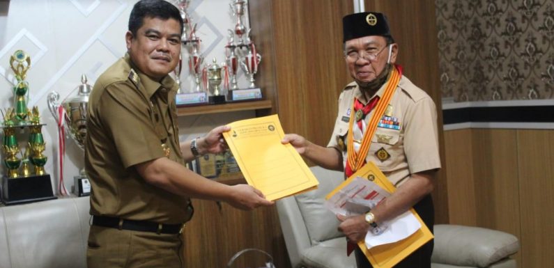 Pramuka Lamteng Siap Dukung Program Bupati Musa Ahmad