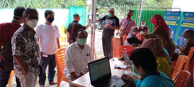 Miswan Rodi Apresiasi Awak Media Yang Jalani Vaksinasi Covid-19