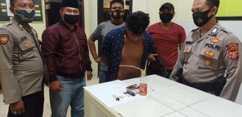 Gerebek Pesta Narkoba, Polsek Seputihsurabaya Ringkus Satu Tersangka
