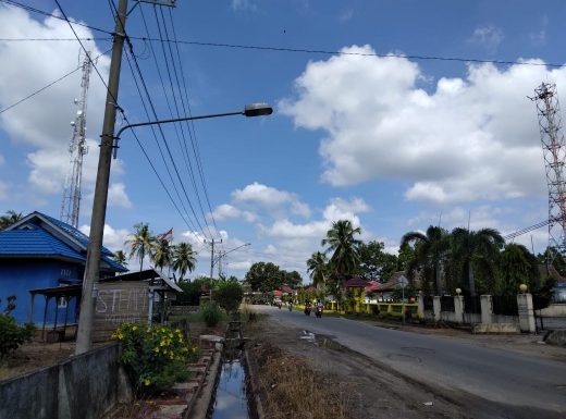 Lapor ! LPJU di Sepanjang Jalan Kantor Kecamatan Seputihmataram Padam