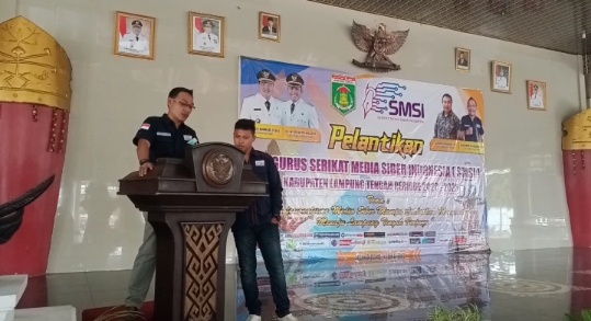Jelang Pelantikan, SMSI Lamteng Gelar Gladi Resik