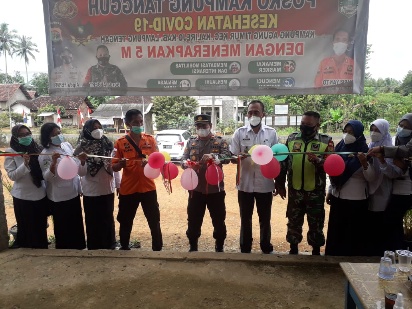 Kecamatan Kalirejo   Launching Kampung Tangguh Nusantara Covid-19