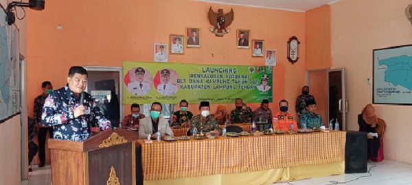 Launching Perdana BLT di Punggur, Bupati Musa; Jangan Hanya Beri Ikan, Tapi Kailnya Juga