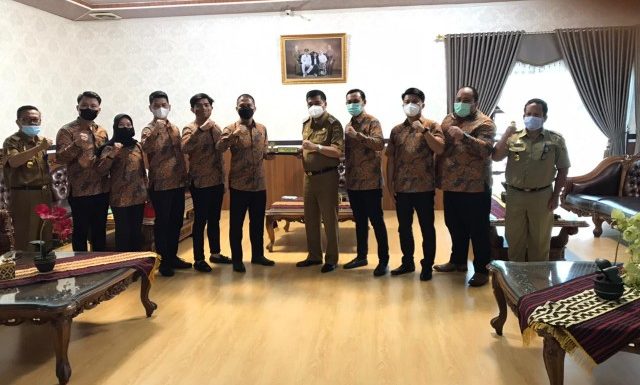 Audensi dengan Bupati Musa, HIPMI Siap Action Dukung Lamteng Jadi Zona Hijau